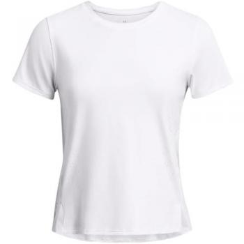Under Armour Women's Laser Short Sleeve Running Shirt - White - XL