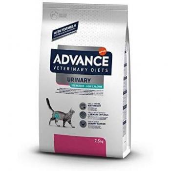 ADVANCE Veterinary Diets Urinary Low Calorie - Pienso para Gatos con Problemas Urinarios- 7,5kg