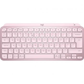 Logitech MX Keys Mini Teclado Inalámbrico Bluetooth Rosa Layout UK