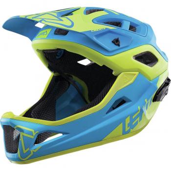 Leatt Dbx 3.0 Enduro V1 casco Mixta, Dbx 3.0 Enduro V1, Bleu/Lime