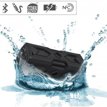 Svpro Svpro Altavoz Bluetooth Resistente al Agua, Altavoz al Aire Libre del Deporte inalámbrico portátil, Altavoz estéreo del Reproductor de música MP3 con Función NFC