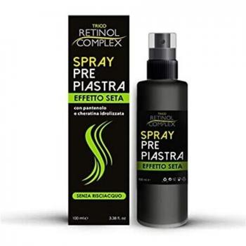 Spray Pre-Alisado Retinol Complejo 100ml - Efecto Seda, Suavidad Perfecta y Protección Contra el Calor