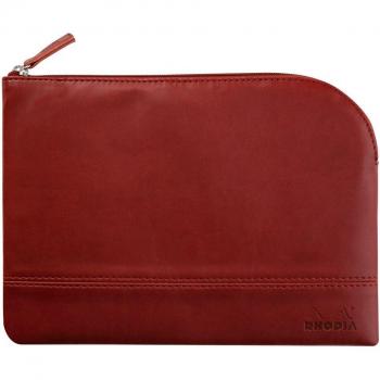 Rhodia 116627C - Bolsa con cremallera - Rhodiarama - Accesorios - Mediana Burdeos