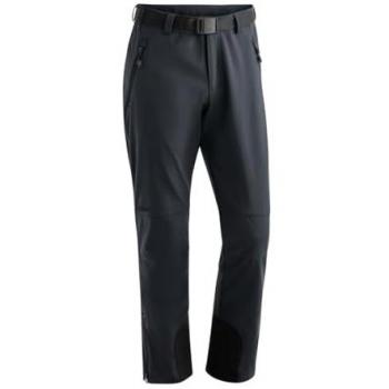 Maier Sports Men's Technical Warm Softshell Winter Pants, Windproof and Stretchable, Size 46, Gray