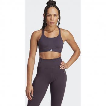 adidas Top de mujer Tlrd Impact Luxe Training High-Support, sujetador deportivo de alta sujeción, color negro, talla L