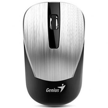 GENIUS NX-7015 de Plata USB 1200 dpi ratón inalámbrico de 2,4 G