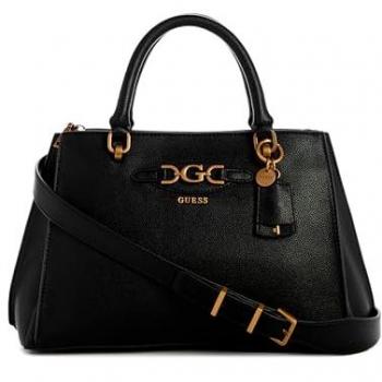 Guess Malva Black Girlfriend Handbag, One Size