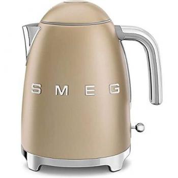 Hervidor - Smeg KLF03CHMEU, 2400 W, 1,7 litros, Champagne Mate