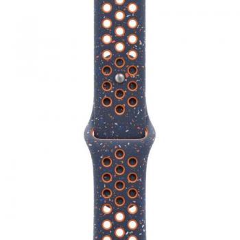 Correa Nike Sport azul llama para Apple Watch 45 mm, Talla S/M