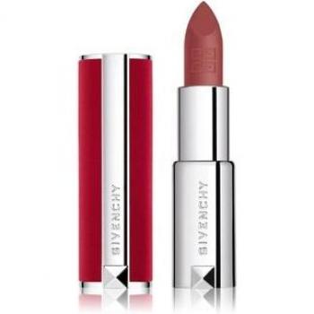 Givenchy Le Rouge Deep Velvet Nº28 Rose Fumé - Maquillaje de labios, acabado mate, textura suave y cremosa, alta pigmentación, larga duración