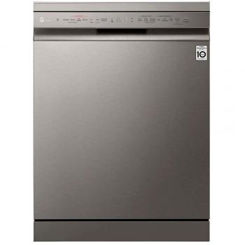 LG DF365FPS - Lavavajillas 60 cm Clase B 14 Cubiertos Inox con Vapor, 3ª Bandeja, Wi-Fi y Silencioso (43 dB)