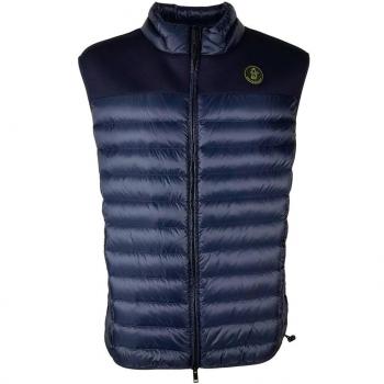 Centogrammi Blue Nylon Puffer Vest - Male, Size: L