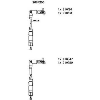 Juego de cables de encendido BREMI 206F200
