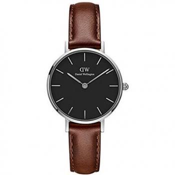 Daniel Wellington Reloj Analógico para Mujer de Cuarzo con Correa en Cuero DW00100237