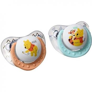 Nuk Anatomical Silicone Pacifiers Disney Winnie the Pooh 6-18 Months (2 Pack)