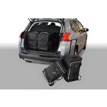 Set de Maletas de Viaje Específico para Peugeot 2008 (2013-2019) - Incluye 6 Piezas (3 Trolleys + 3 Maletas)