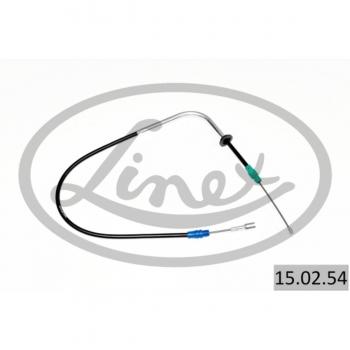 Cable de freno LINEX 15.02.54 - Freno de estacionamiento y freno de servicio, alta resistencia, compatible con múltiples modelos de vehículos