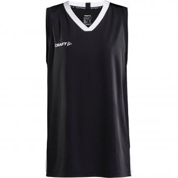 Kids Basketball Jersey Craft Progress Singlet Unisex Black 8-10 Years