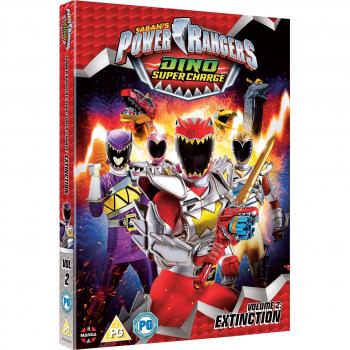 DVD de Extinción Power Rangers Dino Super Charge Volumen 2 (2018) con Brennan Mejia - Nuevo