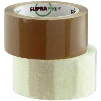 Supr Apro Pack banda con acrylatkleber, marrón, 1 VE = 6 rollos, 66 m x 50 mm)