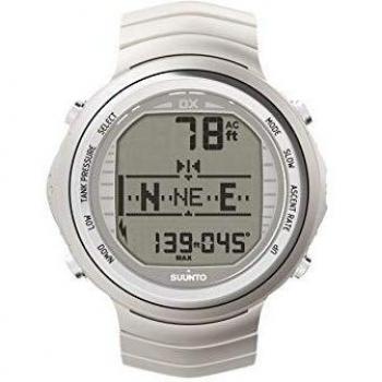 Suunto Sub. Ordenadores de buceo Dx Elastomer Silver Uni
