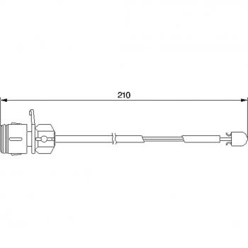 Sensor de desgaste de frenos BOSCH 1 987 474 938
