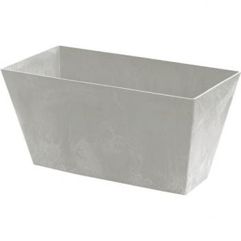 Maceta TUBUS CASE BETON EFFECT 12L - Resistente a la Intemperie y Duradera