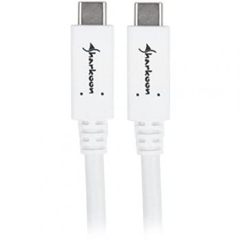 Cable USB 3.2 Gen 2 Tipo C a Tipo C de 1 m Blanco