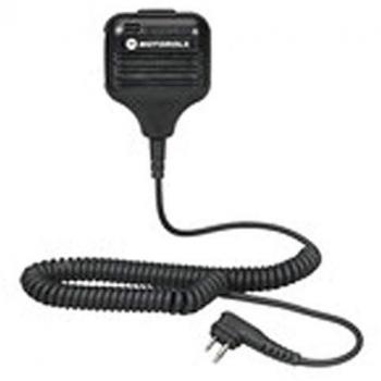 Motorola 2-Pin Walkie Talkie Remote Speaker Microphone with Shoulder Mount