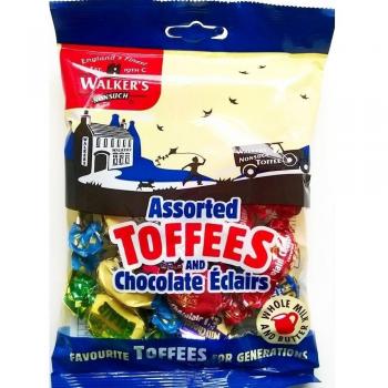 Walkers Surtido Toffees y Chocolate Eclairs - 3 x 150gm