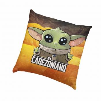Cojín Cuadrado SD Toys Star Wars El Mandaloriano Cabezoniano Baby Yoda