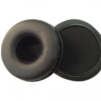JYR 1 Pair Replacement Ear Pads Cushion Foam Sponge and Pu Leather Cover Headphones for AKG K518DJ K518LE K81 NC6 Sony MDR-NC6 Diameter 75mm