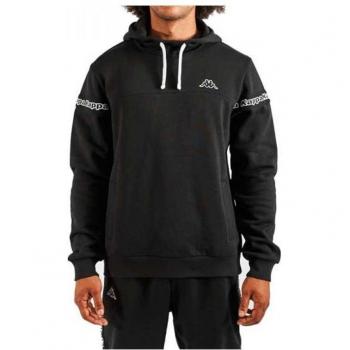 Sudadera Kappa Negra Hombre
