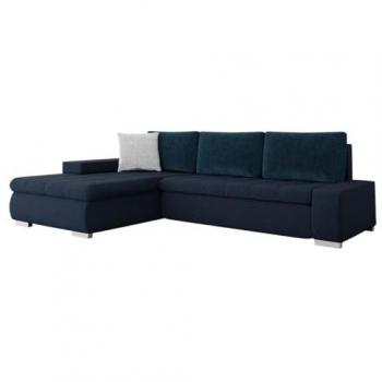 Sofá rinconero Comfivo 171 Premium con función de descanso y caja de ropa de cama, 265x185x85cm