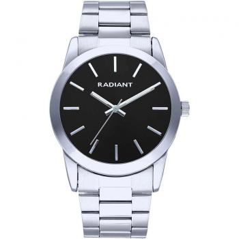 Reloj Radiant Basics 42 RA605202 acero y correa plateada/gris