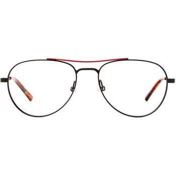 Etnia Barcelona Olaf BKRD Men's Eyeglasses Black Size 50 - Frame Only, Blue Light Block Available