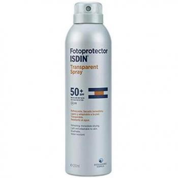 ISDIN Fotoprotector Transparent Spray SPF 50+ | Aplicación 360º | 250ml