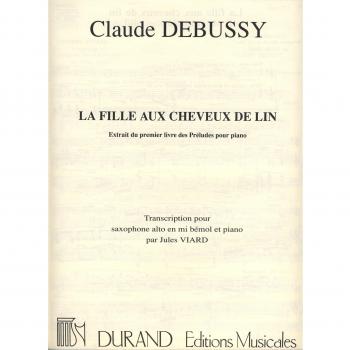 DEBUSSY - La Niña de los Cabellos de Lino para Saxofon y Piano