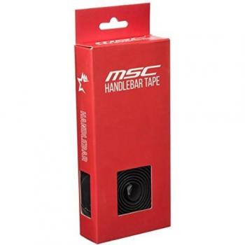 MSC Bikes CBLACK2 Cinta de Manillar, Negro, Talla Única
