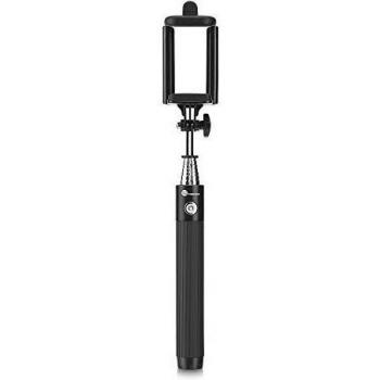 TaoTronics Palo Selfie Bluetooth Portátil Extendible Universal y Telescópica TaoTronics, Ajustable Auto-Bloqueo Con Disparador Bluetooth, Negro,Para Teléfonos Inteligentes