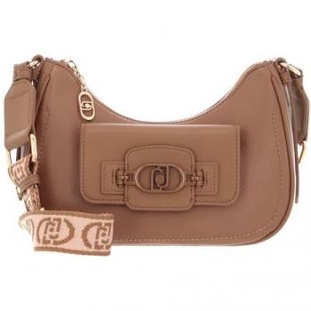 Liu Jo Pakuna RFID Protection Small Crossbody Bag in Brown Almond