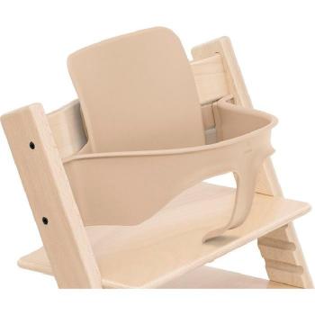 Baby Set 2 Natural para Tripp Trapp de Stokke - Asiento y respaldo ergonómico, fabricado en madera natural, fácil de instalar, compatible con la silla Tripp Trapp, proporciona soporte y seguridad para bebés y niños