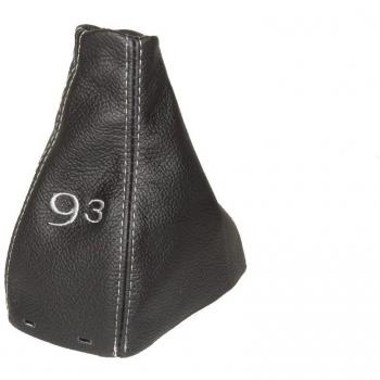The Tuning-Shop Ltd Funda para Palanca de Cambios de Cuero Italiano, Negro