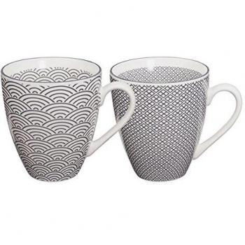 MUG PORCELANA NIPPON GREY