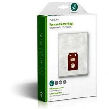 NEDIS Bolsa de la aspiradora Bolsa de la aspiradora | Número de Bolsas de Polvo: 4 | Sintético | Electrolux E7 | Blanco Blanco