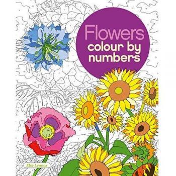 Libro para Colorear por Números: Flores
