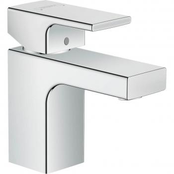 Grifo monomando para lavabo Vernis Shape 70 de Hansgrohe, mezclador de lavabo cromado sin extraíble ni desagüe