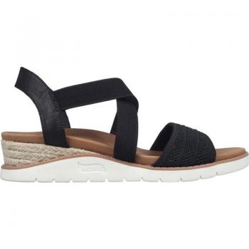 Sandalias Skechers Arch Fit Negro DSKE23E80, Sandalias de Mujer SKECHERS 114013 NEGRO