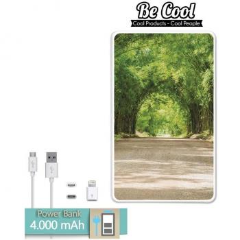 Becool® - Batería Externa Power Bank 4000 mah + Gratis 1 cable USB-MicroUsb