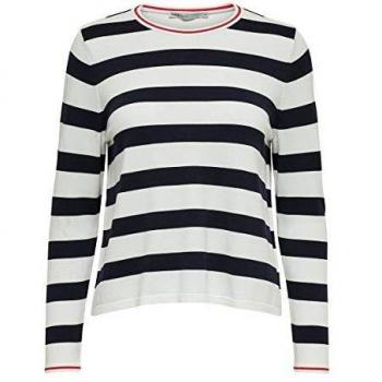 Only Onlsuzana L/s Pullover Knt Noos suéter, Multicolor